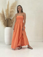 Jardin Dress - Tangerine Twist