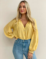 Tavra Blouse - Mustard