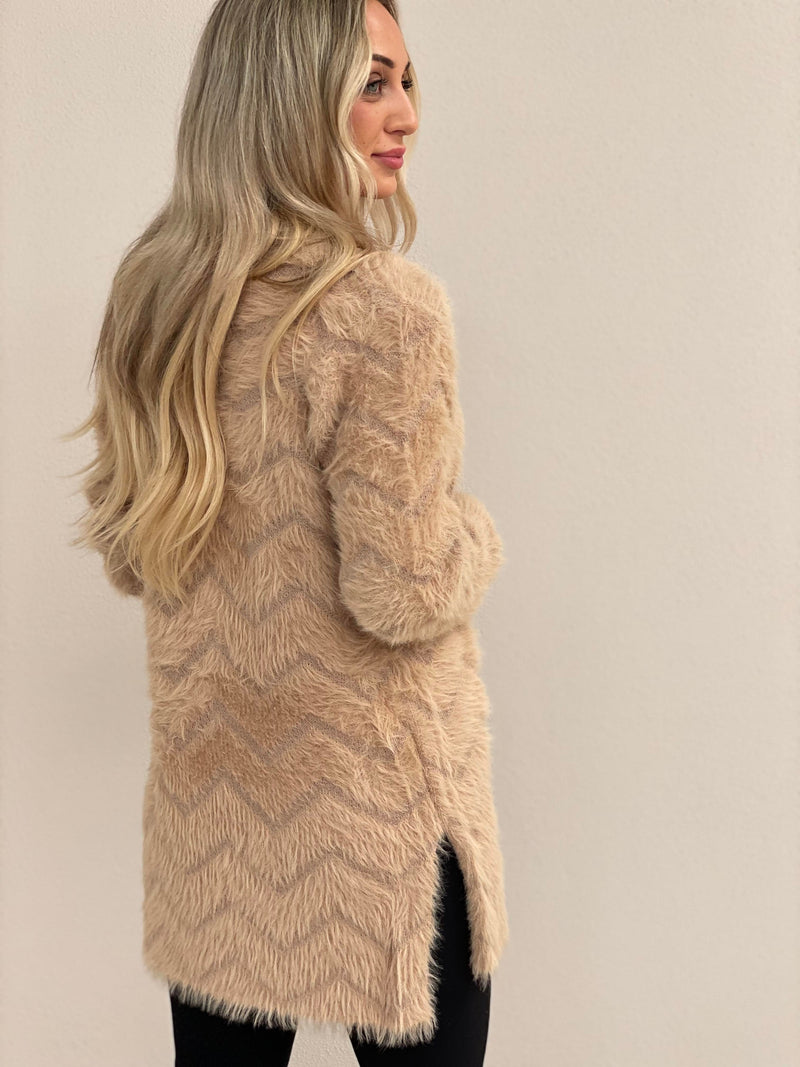 Cutesy Cardi - Camel