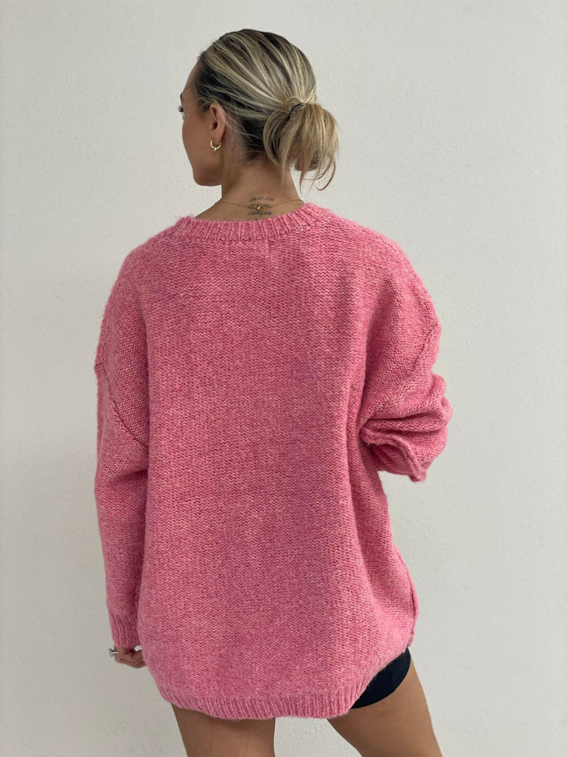 Cold Horizons Sweater - Pink