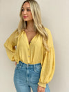 Tavra Blouse - Mustard