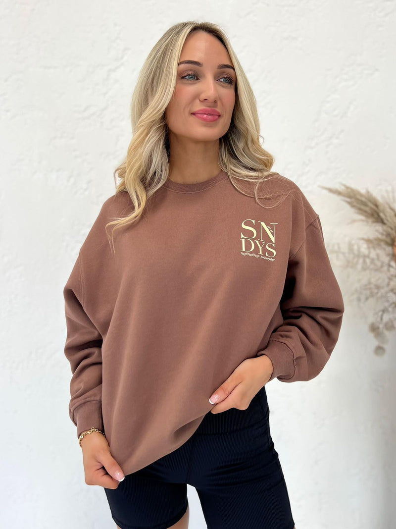 Rhodes Crewneck - Mocha