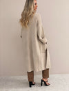 All Rugged Up Cardi - Beige