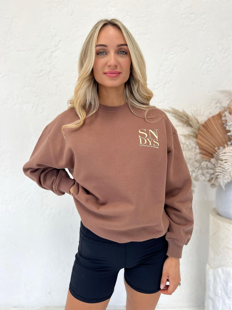 Rhodes Crewneck - Mocha