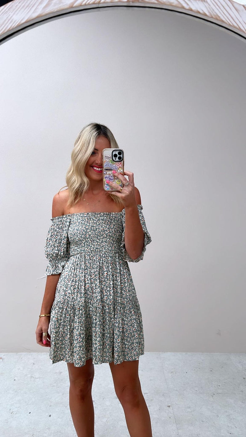 Mango Dress - Ditsy print