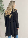 Faux Wool Wrap Coat