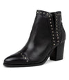 Tayla Ankle Boot - Black Leather - Django & Juliette