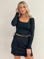 Verity Long Sleeve Top - Black