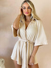 In Her Stride Playsuit - Cream