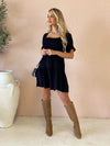 Mango Dress - Black