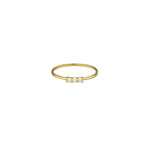 FABIA RING STERLING SILVER - GOLD