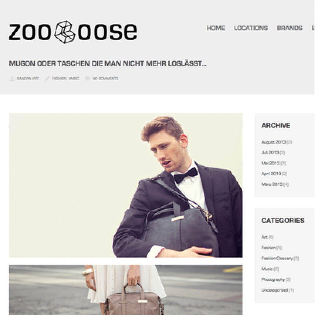 Zooloose mit Mugon Taschen