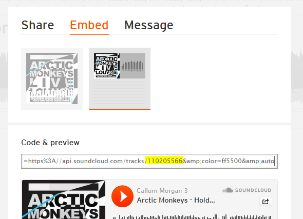 Instructions Adobe Muse Soundcloud Widgets