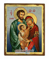 The Holy Family (Aged icon - SW Series)-Christianity Art