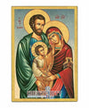 The Holy Family (Lithography High Quality icon - L Series)-Christianity Art