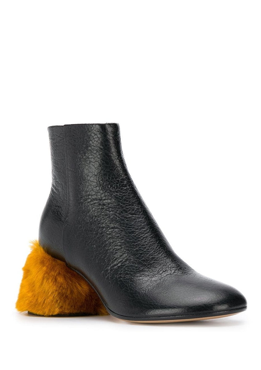 maison margiela fur shoes