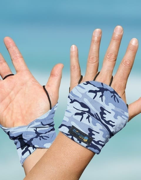 sun protection palmless gloves