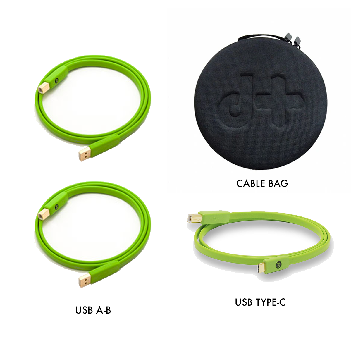 Oyaide Neo D Class B Dj Cable Set 1 Usb Type C Cable 2 Usb Class B Stokyo