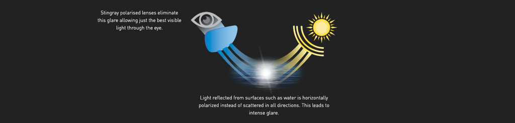 How does polarisation work? This is how the light reflected on the water can affect your eyes while fishing...