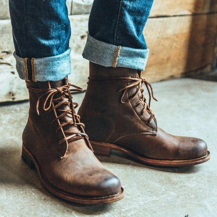 genuine leather boots