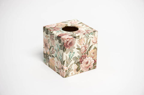 Vintage Floral Tissue Box Cover | Crackpots