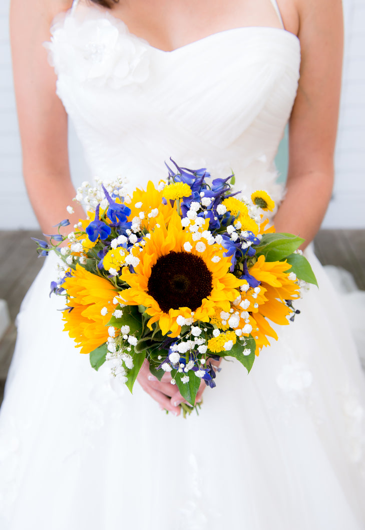 Sunflower Bouquet | Bridal Bouquets | Kate Aspen