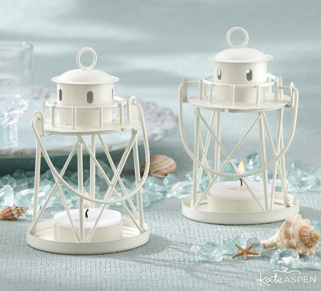 Lighthouse Tea Light Holder | 6 Ways to Light Up Your Night With Lanterns | Kate Aspen
