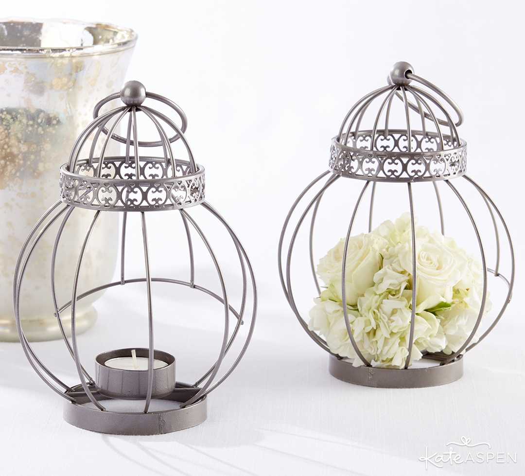 Vintage Bird Cage | 6 Ways to Light Up Your Night With Lanterns | Kate Aspen