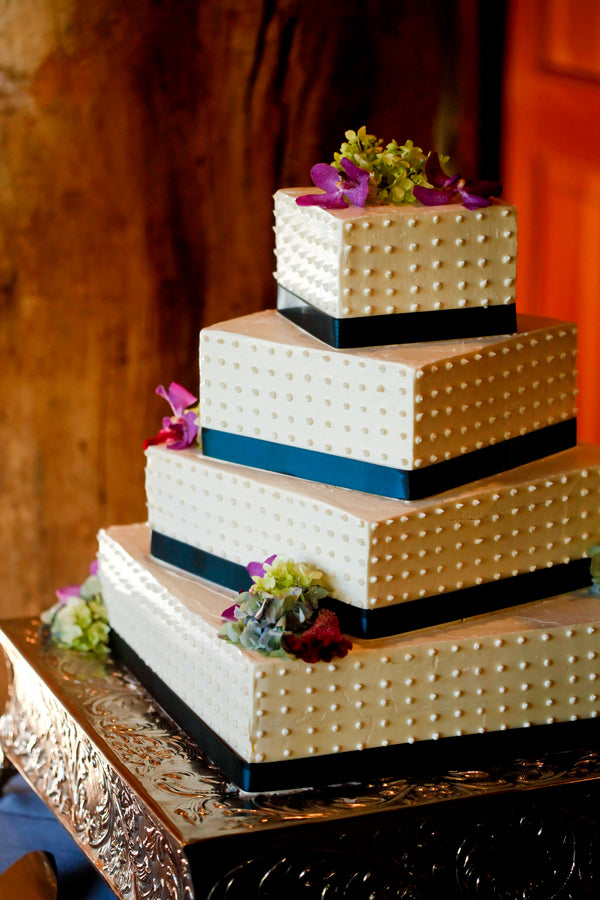 Beautiful Jewel Tone Wedding Cake | Pepper Nix Photography