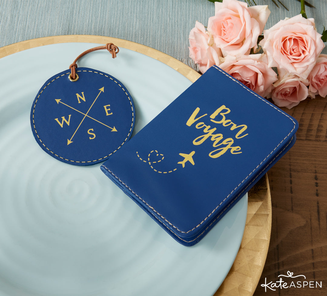 Bon Voyage Getaway Gift Set | Let The Adventure Begin With A Travel Themed Wedding | Kate Aspen