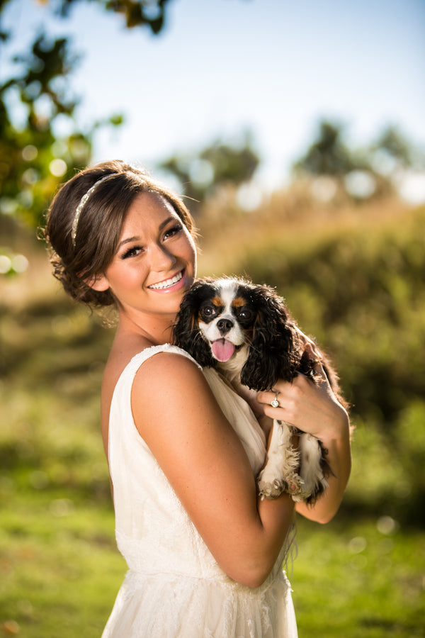 Dog and Bride | 6 Dogs Who Stole the Show | Kristopher LIndsay Photography | Kate Aspen