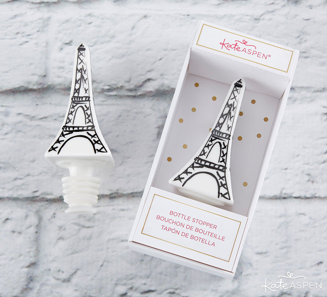 Eiffel Tower Bottle Stopper | 8 Gifts Under $25 to Get Your Sweetheart for Valentine's Day | Kate Aspen