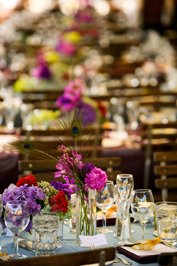 Flower Arrangements on Tables | Pepper Nix Photography