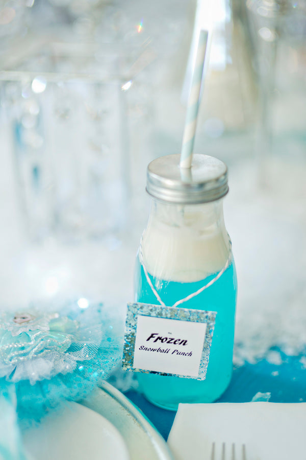 Frozen Themed Drinks - Andie Freeman Photography