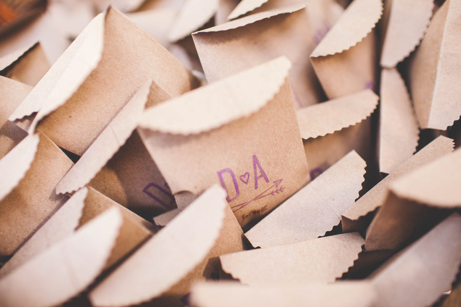 Custom Wedding Favor Bags | Jessica Miriam Photography