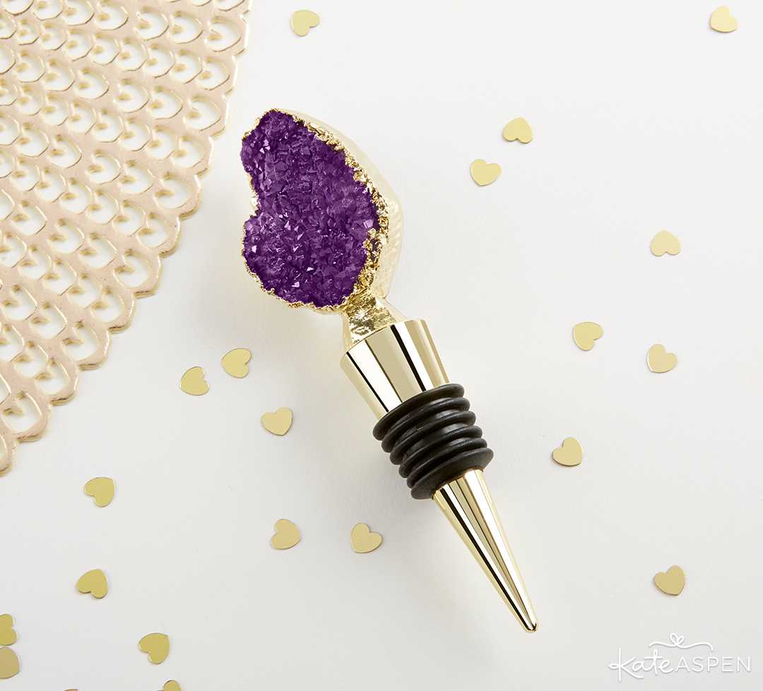 Geode Bottle Stopper | Galentine's Day Gifts for Your Best Gals | Kate Aspen