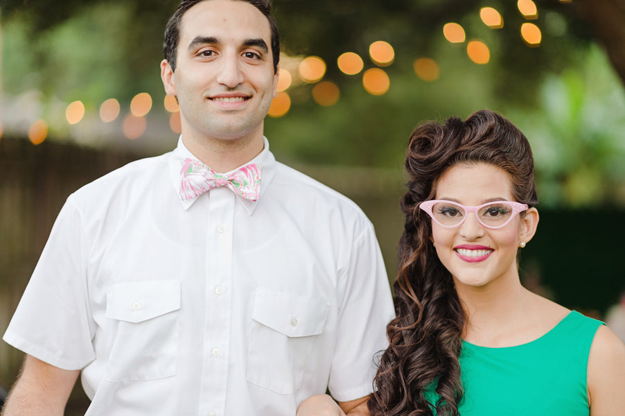 Retro Engagement party attire  for a 1950s look| Two Prince Bakery Theater | Marc Edwards Photographs