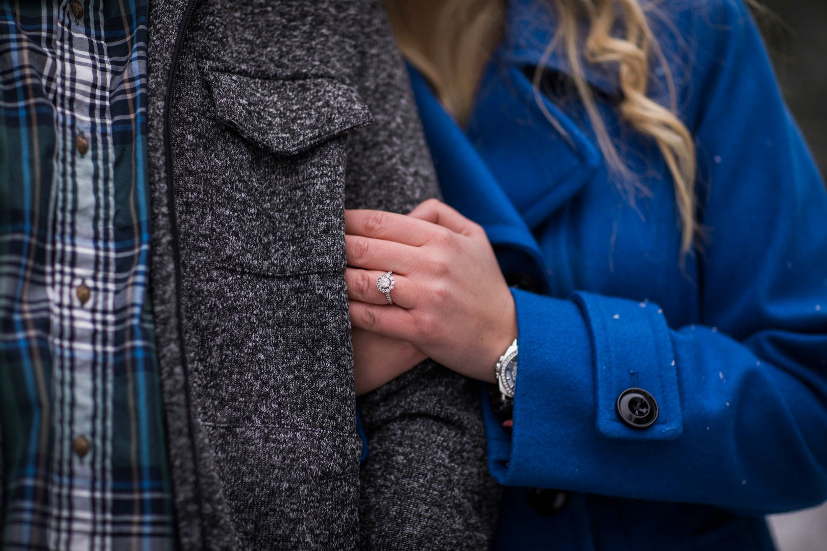 Engaged Couple | Winter Engagement Photo Shoots | Kate Aspen