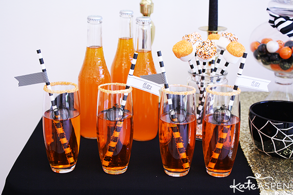 Orange Halloween Cocktails | Kate Aspen