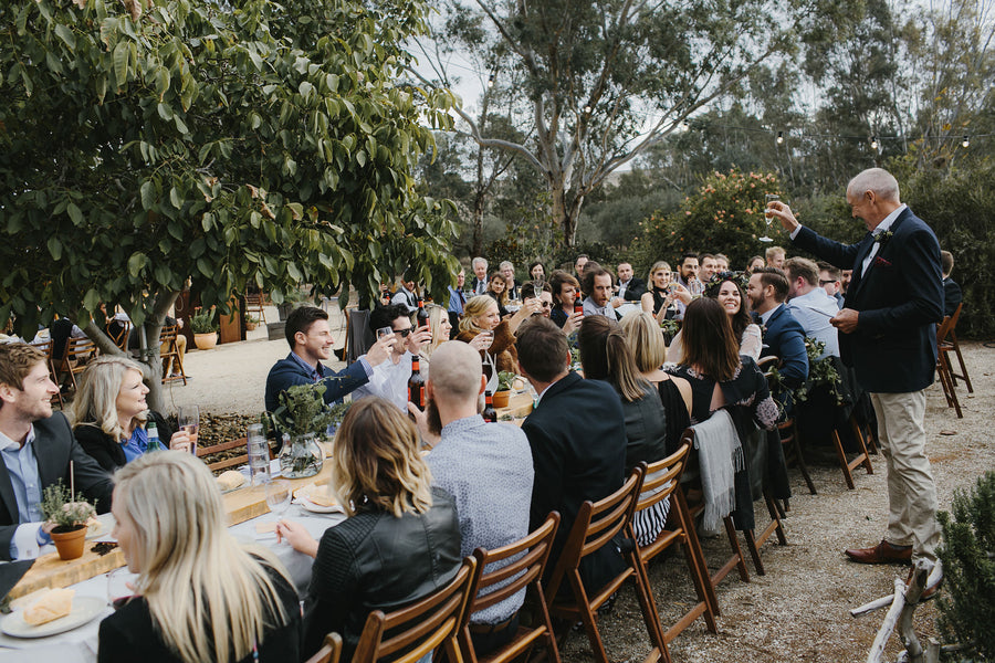 Wedding Reception | A Farmhouse Chic Wedding | Kate Aspen