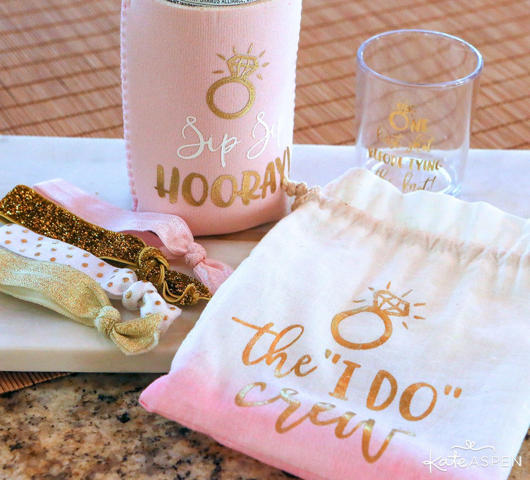 The I Do Crew Gift Set | 6 Must-Have Bachelorette Party Accessories | Kate Aspen