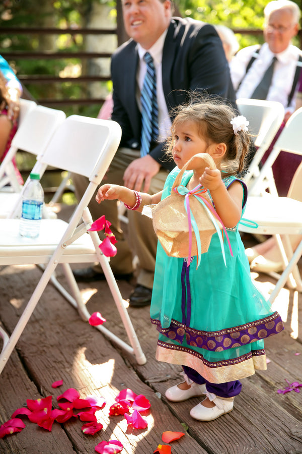 Indian Wedding Flower Girl | Pepper Nix Photography