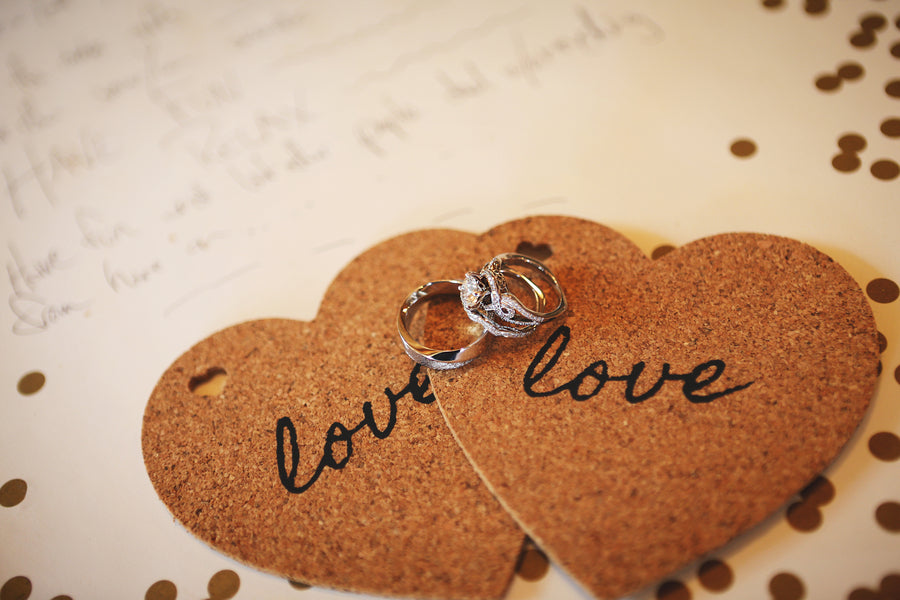 Wedding Rings | Kate Aspen Love Coasters | Cean One Studios