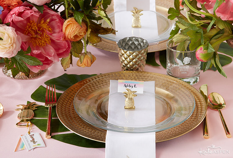 Tropical Table Setting | Party Trends | Kate Aspen