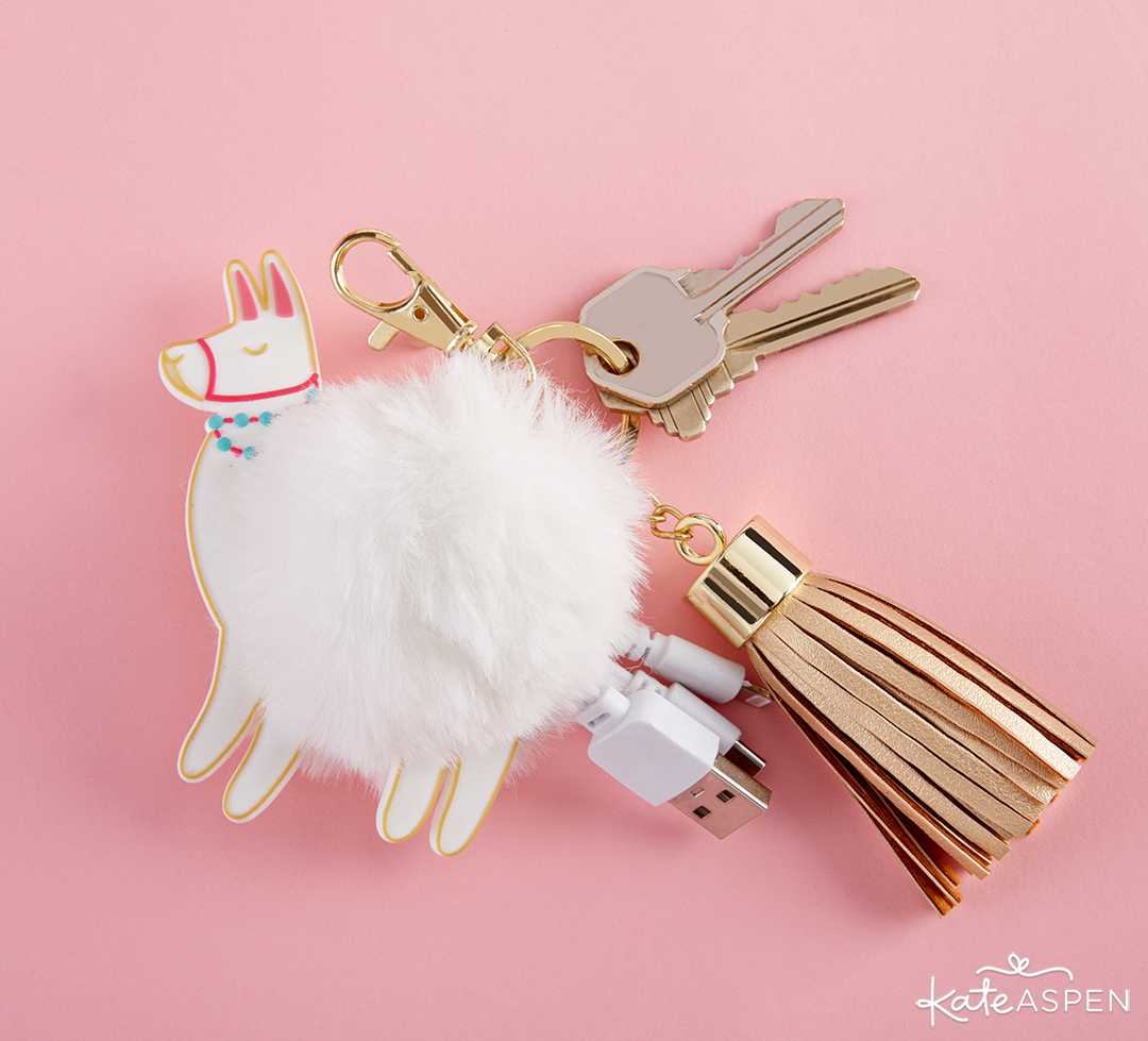 Llama USB Keychain | Back to School Tech Gifts for Everyone | Kate Aspen