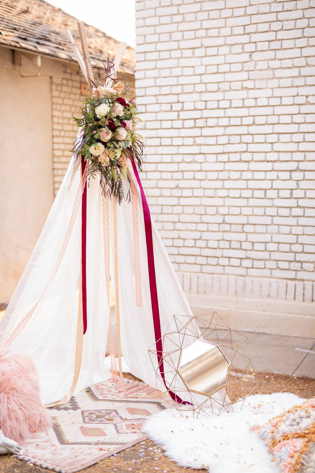 Tee Pee | A Super Bohemian Sweet 16 Soiree | Kate Aspen