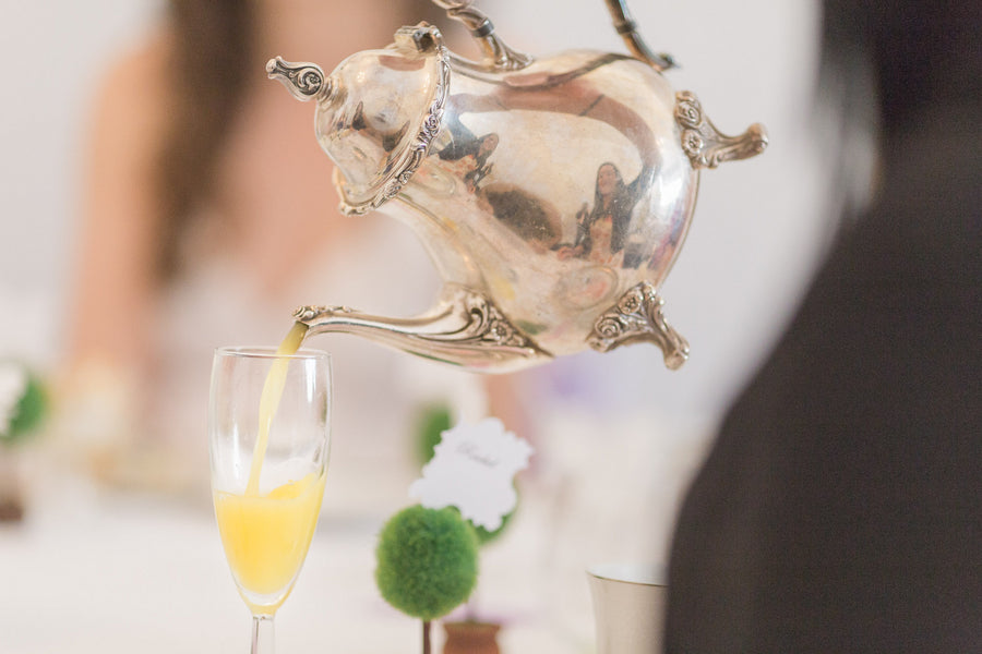 Bridal Shower Mimosas | Lavender Kitchen Themed Bridal Shower Captured by Irving Photography