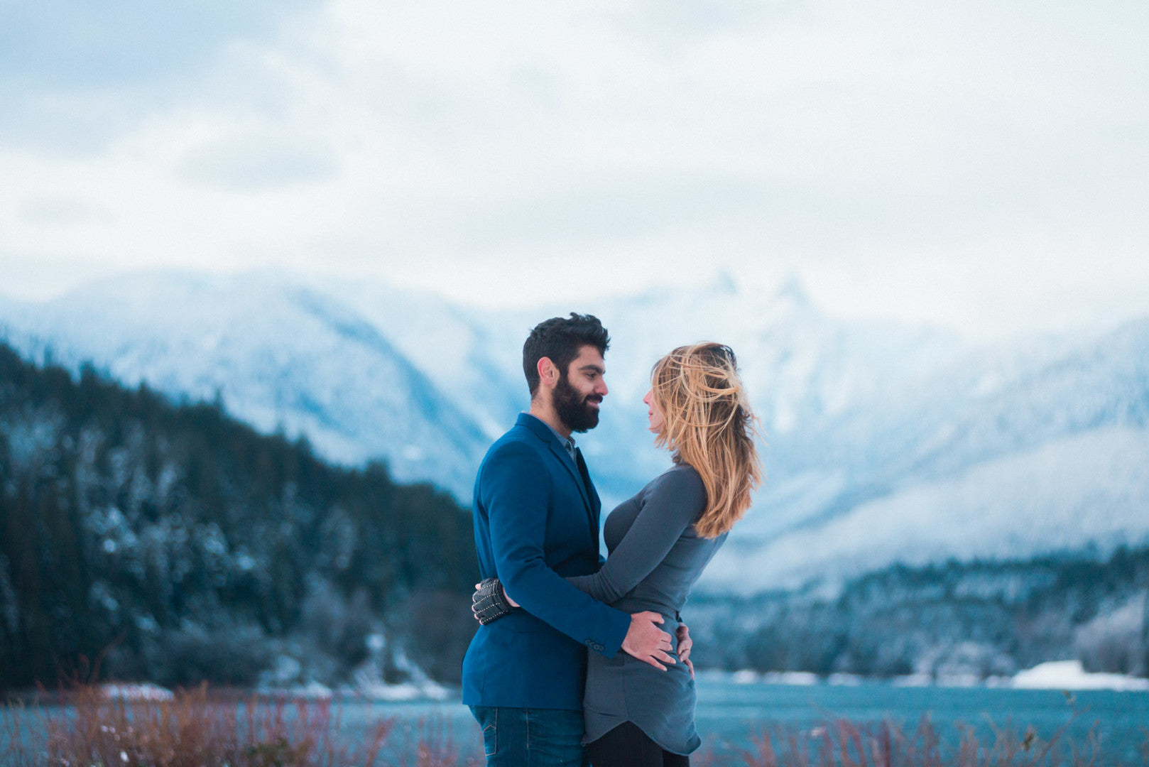 Avinash and Stephanie | Ringing in the New Year With a Winter Proposal | Kate Aspen
