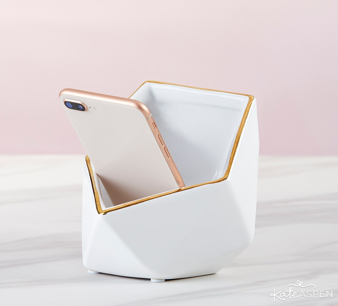 Classic Ceramic Phone Amplifier | 6 Must-Have Bachelorette Party Accessories | Kate Aspen