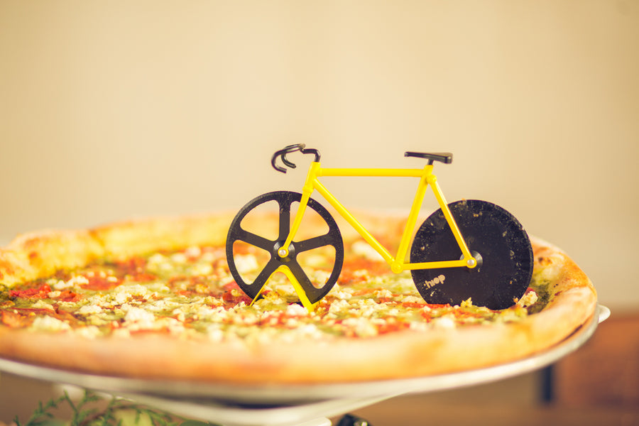 Bicycle Pizza Cutter | Mountain Bike Industrial Themed Wedding Shoot | Lifestyle Photography